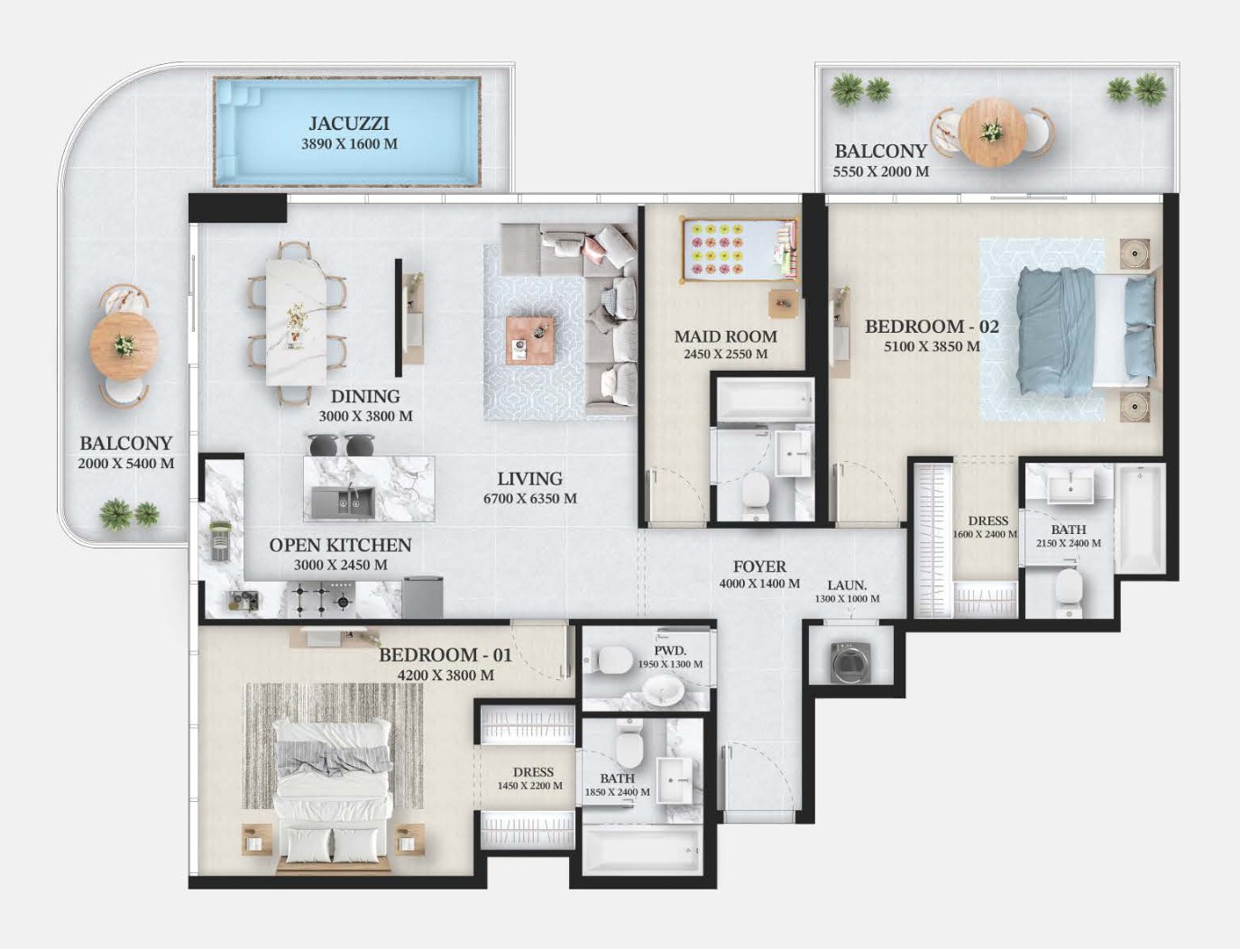 3 Bedroom